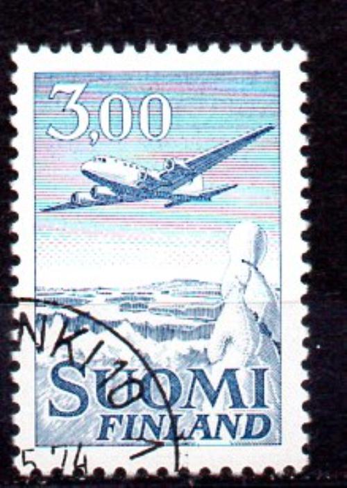 芬兰 航空 1963年 米歇尔编号 9a (o)